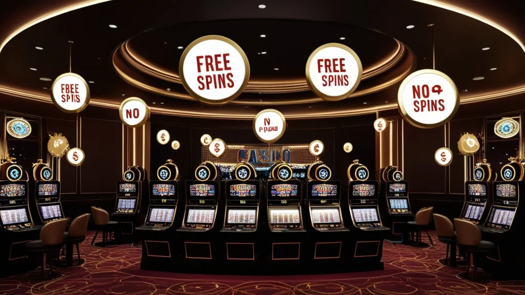 Übersichtliches Casino-Motiv mit Symbolen für Codes, Freispiele und Bonusangebote